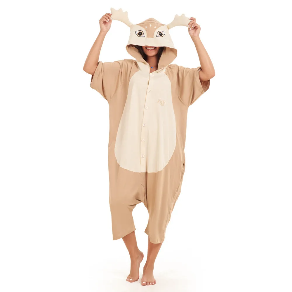 Snuggs Summer Onesie Short Deer