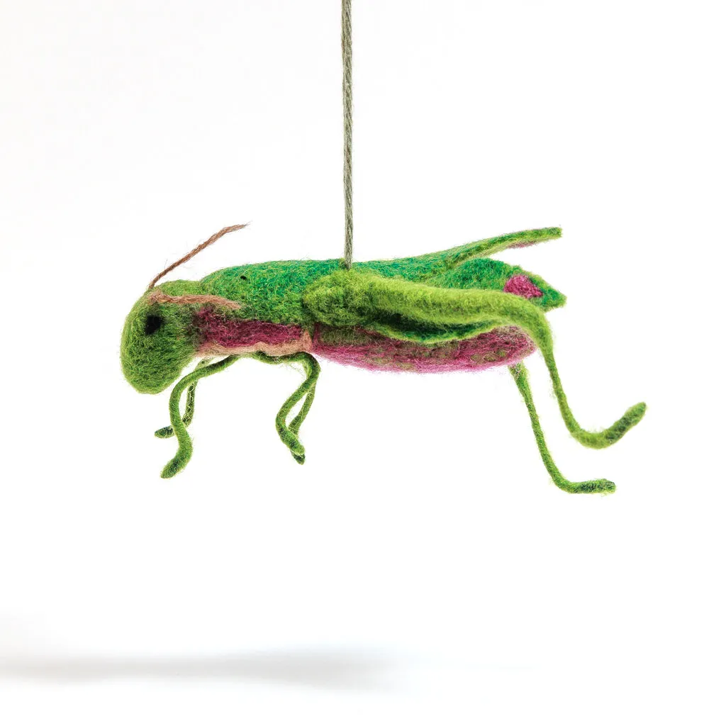 Spring Days Grasshopper Ornament