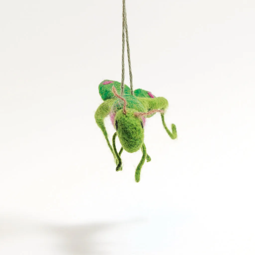 Spring Days Grasshopper Ornament