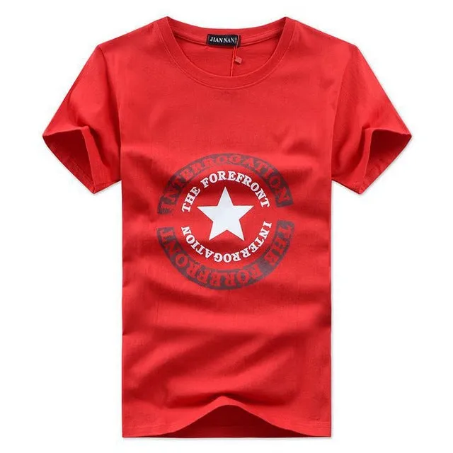 Summer Brand Round Collar Short Sleeve Tee