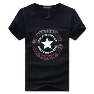 Summer Brand Round Collar Short Sleeve Tee