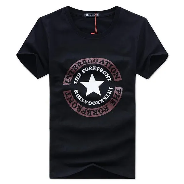 Summer Brand Round Collar Short Sleeve Tee