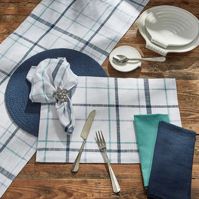 Summer Plaid Table Linens