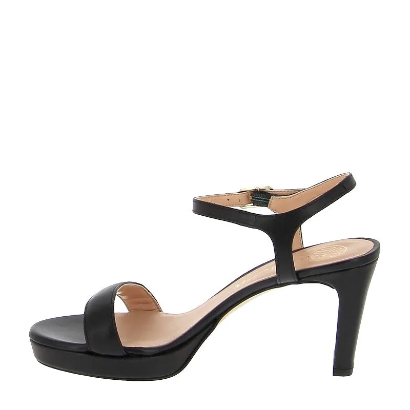 Unisa Soro Black Platform Heeled Sandal