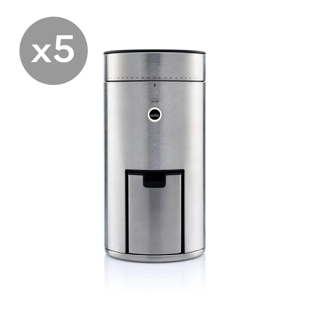 Wilfa Uniform Coffee Grinder Silver (Bundle of 5)