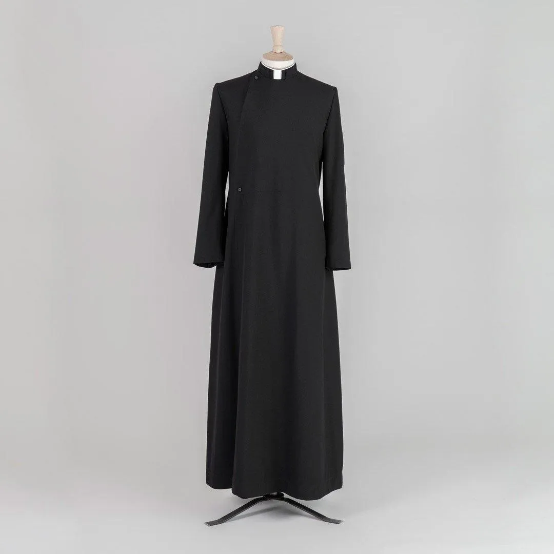 Women's Custom Double-Breasted Cassock in Lightweight Pure Wool