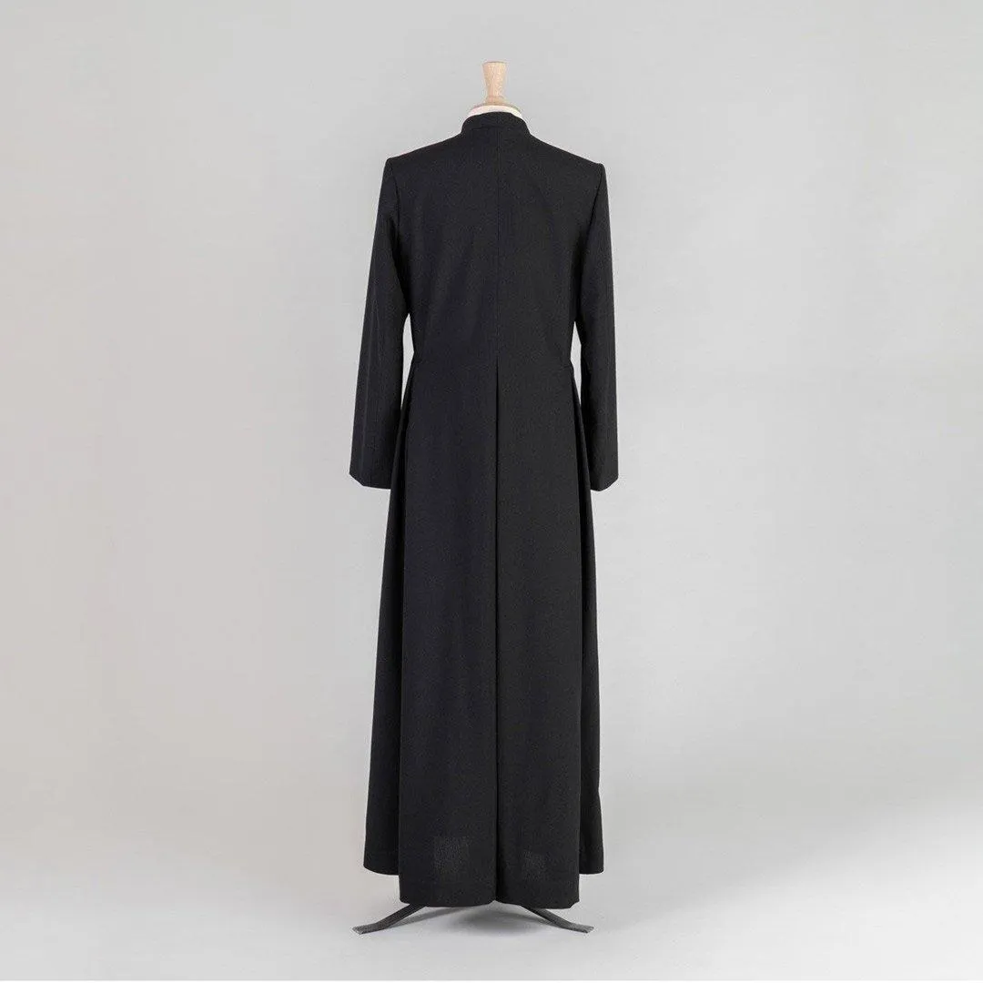 Women's Custom Double-Breasted Cassock in Lightweight Pure Wool